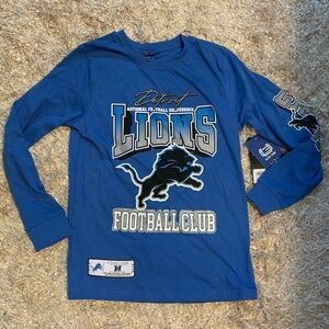 NFL Detroit Lions Long Sleeve Tee for Kids NWT